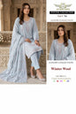 Attari Arts Winter Wool Embroidered 3 Piece Suit – Luxury Collection Vol 741
