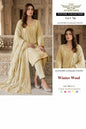 Attari Arts Winter Wool Embroidered 3 Piece Suit – Luxury Collection Vol 741