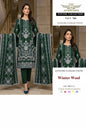 Attari Arts Winter Wool Embroidered 3 Piece Suit – Luxury Collection Vol 760