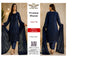 Premium Dhanak 3 Piece Suit Vol 734 Navy Blue | Attari Arts