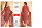 Premium Dhanak 3 Piece Suit Vol #734 – Rust Red Winter Collection